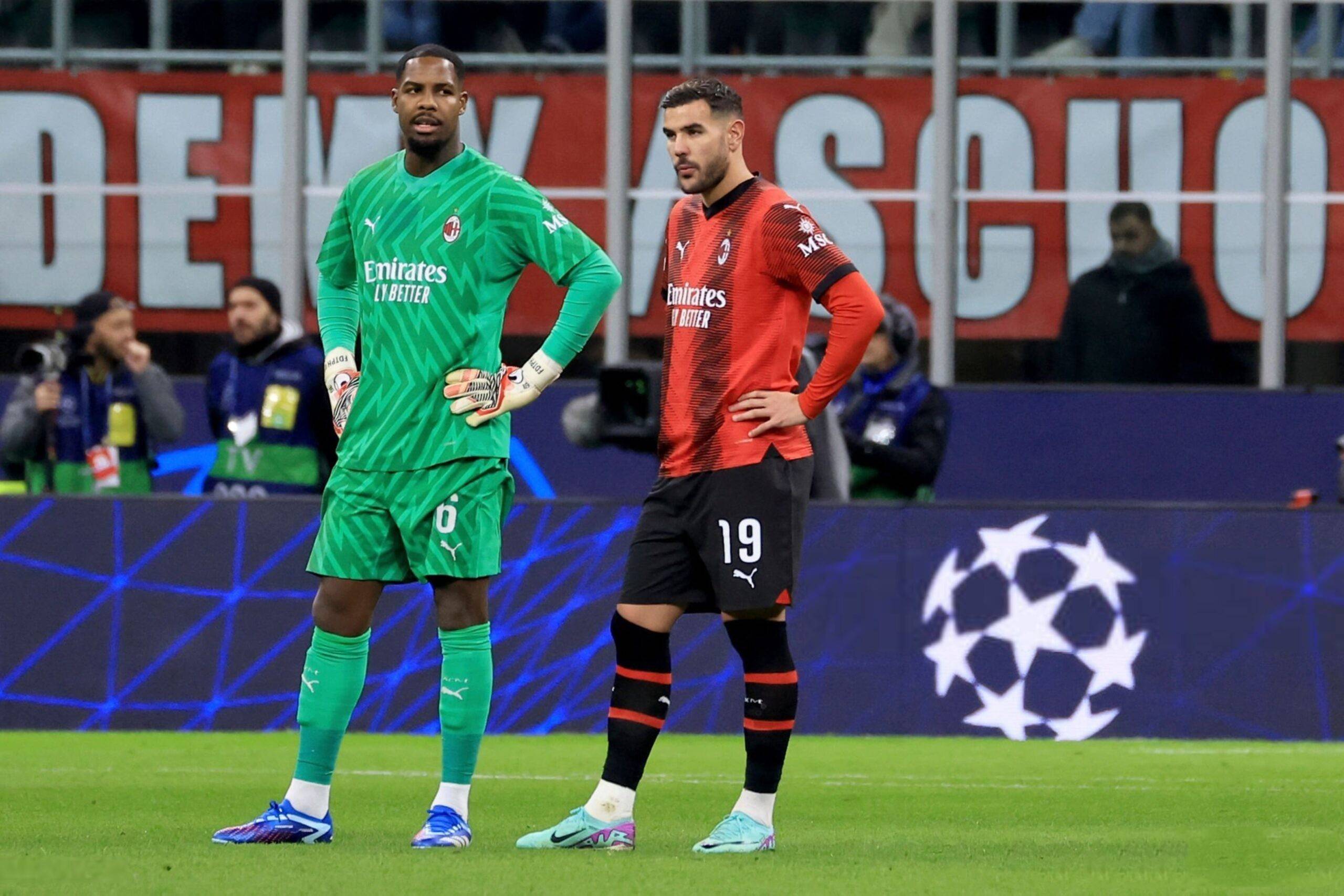 AC米兰门将发挥失常，被意甲对手绕过