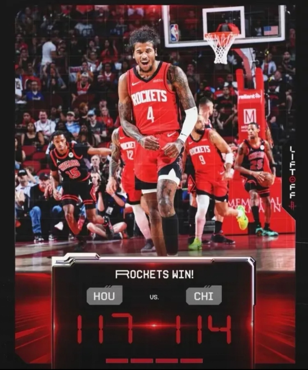 火箭主场大胜独行侠，豪取七连胜